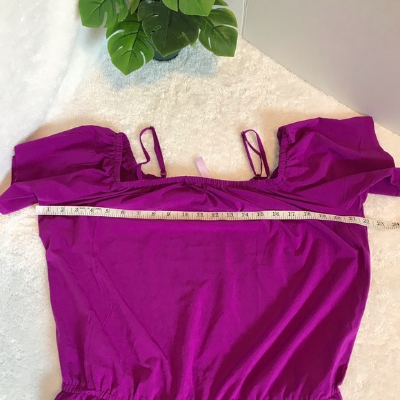Fabletics purple romper with crochet details size Medium - Picture 11 of 15